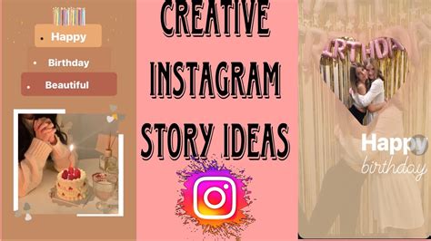Creative Instagram Story Ideas Using Ig App Only☺️ Youtube