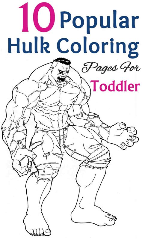 25 fun ninja turtles coloring pages your toddler will love to do: 15 Popular Hulk Coloring Pages For Toddler | Hulk coloring ...