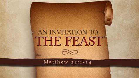 An Invitation To The Feast Sermons Fbc Norman