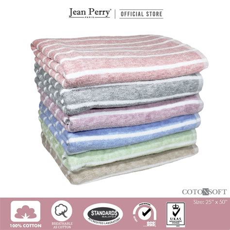 Cotonsoft Ancora Bath Towel 64cm X 128cm Shopee Malaysia