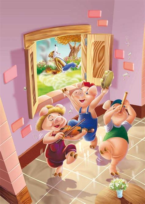 Los 3 Chanchitos Cuento Infantil Ilustrado Pig Illustration