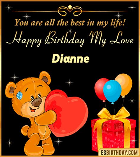 Happy Birthday Dianne  🎂 Images Animated Wishes【28 S】