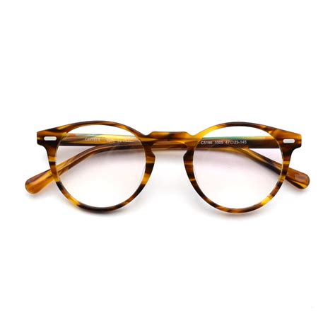 Vintage Optical Glasses Frame Gregory Peck Retro Round Eyeglasses For