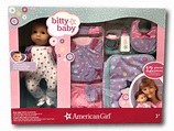 American Girl BB2 Bitty Baby Doll with 12 Piece Purple Accessory Set ...
