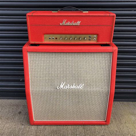 Marshall Jmp Stack Head 4x12 1967 Red Reverb