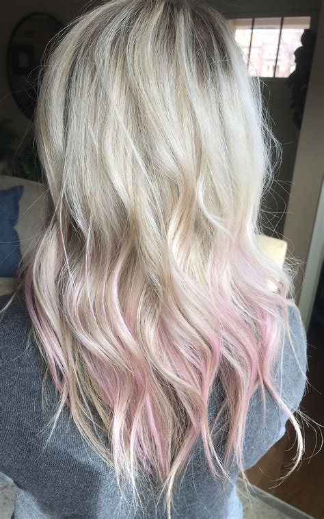 Pin By Josiane Côté On Hair Pink Blonde Hair Ice Blonde Hair Pastel Pink Hair
