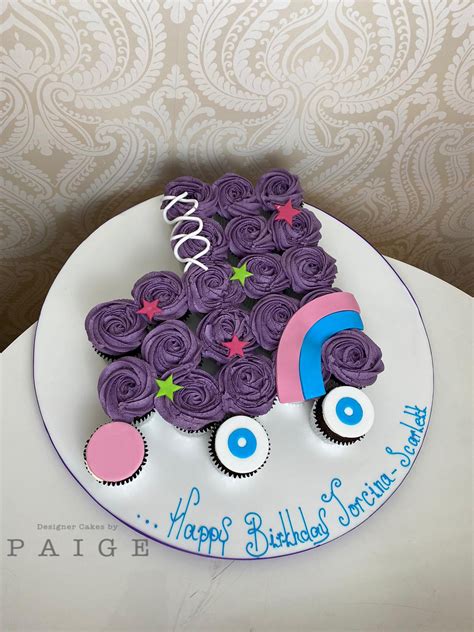 Cupcake Roller Skates Roller Skate Cake Fun Cupcakes Cupcake Cakes