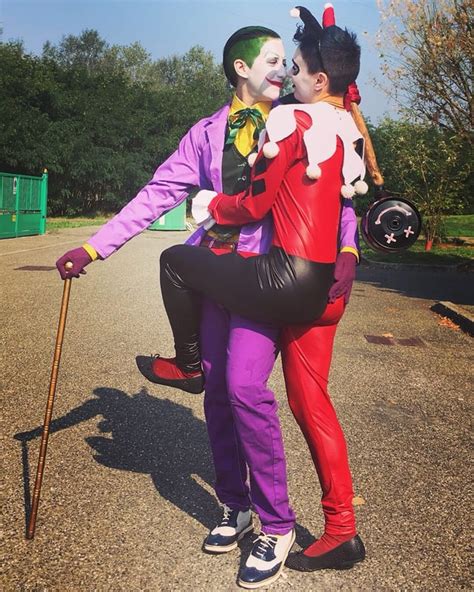 Self Harley Quinn And Joker Costumes Entirely Handmade By My