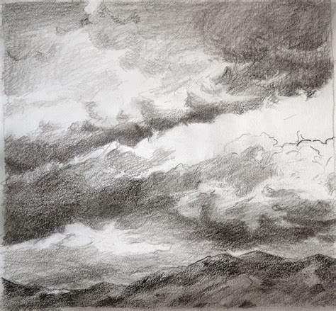 Drawing Clouds With Pencil At Explore Collection