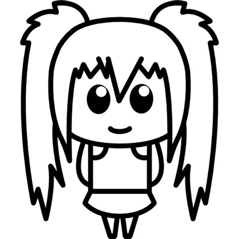 Cute Anime Girl Icon At Getdrawings Free Download