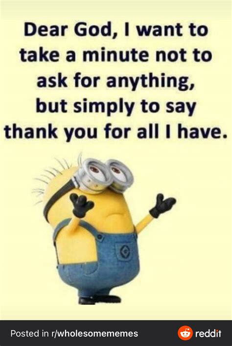 Thank You God Minions Know Your Meme