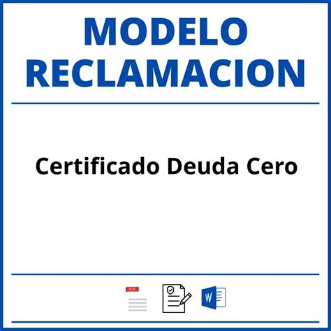 Modelo Certificado Deuda Comunidad Propietarios Word Mayo