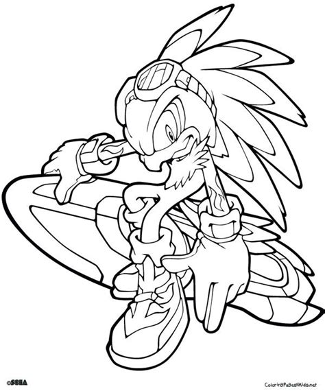 Desenho de Super Sonic para colorir - Tudodesenhos