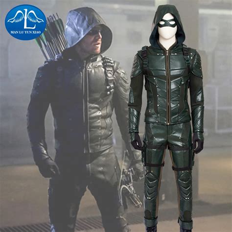 Buy Manluyunxiao Mens Costume Green Arrow Costume