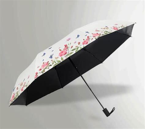 Jiangpanyue Butterfly Wind Resistant Folding Umbrella Rain Women Luxury