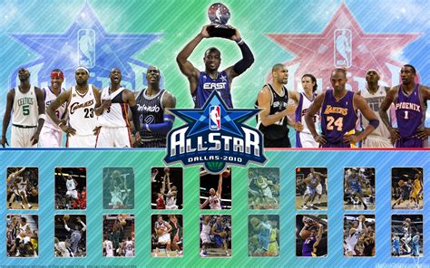 Nba All Star 2010 Rosters Wallpaper Basketball Wallpapers At