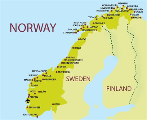 Norway Map And Norway Satellite Image