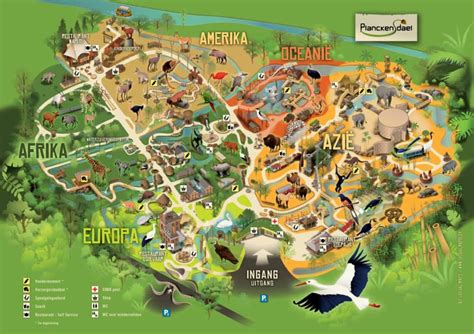 Dit is de plattegrond van dierenpark emmen! Plattegrond Planckendael - Rides