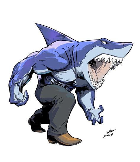 Street Sharks Ripster And Streex Ivan Fiorelli Shark Art King