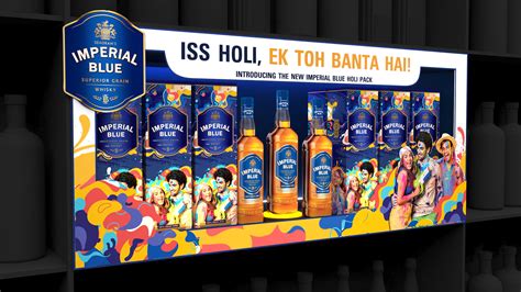 Imperial Blue Holi Festive Pack Retail Posm Design On Behance