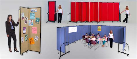 Portable Displays Folding Temporary Walls School Room Dividers