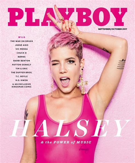 HALSEY In Playboy Magazine September October 2017 HawtCelebs