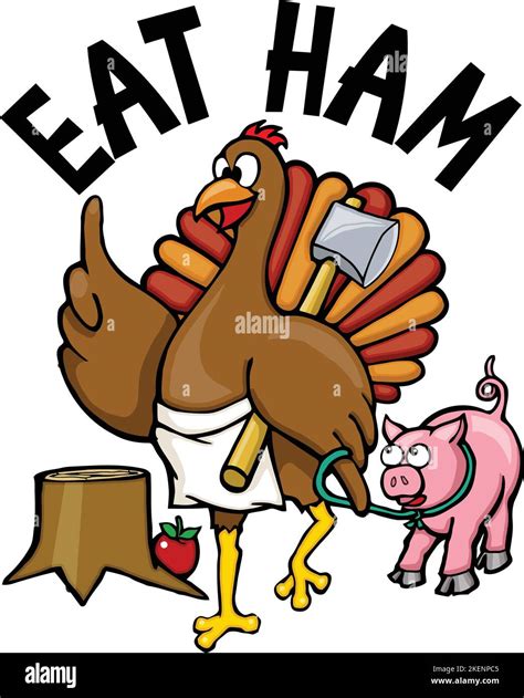 Funny Turkey Cartoon Stock Vector Images Alamy