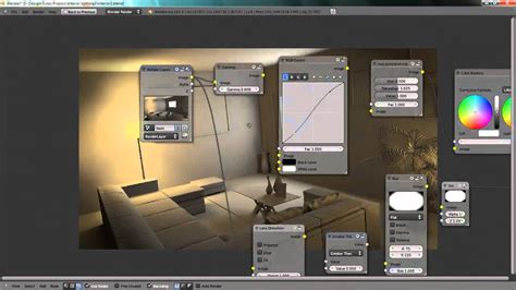 Blender Tutorial Interior Lighting With Artificial Lights Youtube