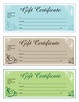Gift certificate template free editable | Templates at ...