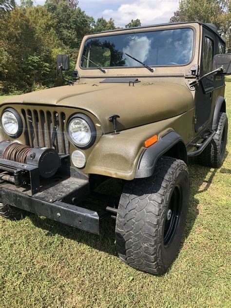 1984 Jeep Cj7 Suv Green 4wd Manual Cj7 Classic Jeep Cj7 1984 For Sale