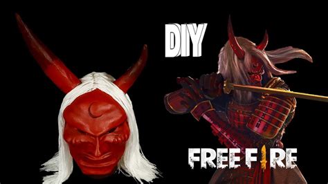 Cara membuat logo free fire maskot samurai incubator. DIY- How to make the FREE FIRE SAMURAI ZOMBIE Mask ...