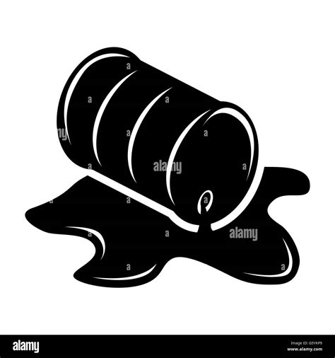 Vector Black Oil Barrel Icon Stock Vector Image And Art Alamy