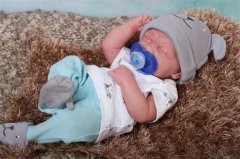 Baby Boy Crying Doll Newborn Berenguer Real Reborn Vinyl Preemie