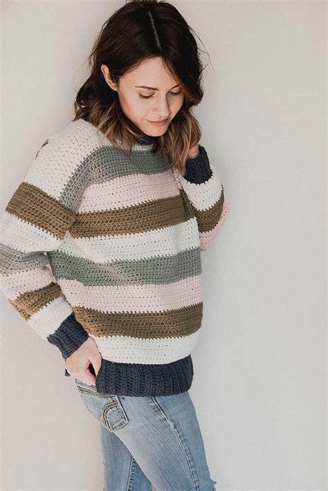 20 Cozy Crochet Sweater Patterns Beautiful Dawn Designs