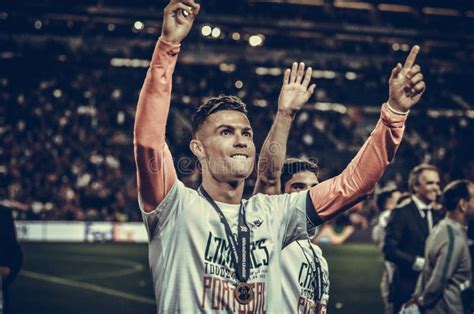 Porto Portuglal June 09 2019 Cristiano Ronaldo Of The National