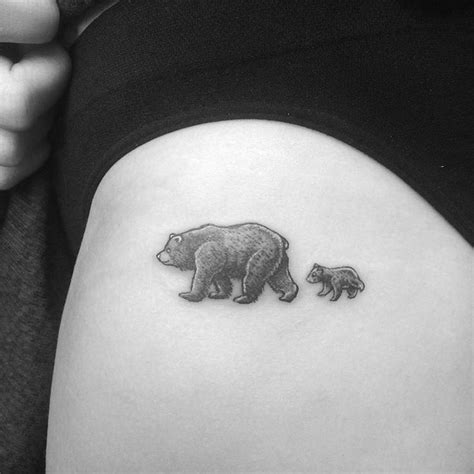 Bear Temporary Tattoo Bear Tattoo Bear Fake Tattoo Black Bear Etsy