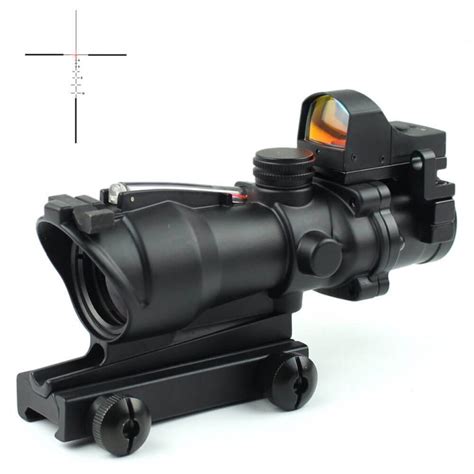 Ght 4x32 Acog Sight With Fibre Illuminated Red Dot Sight Great Quality