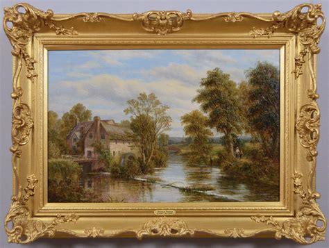 Daniel Sherrin The Old Watermill Signed English Oil Painting At