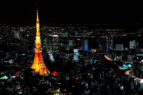 夜景花火イルミ ヒルズからの夜の東京タワー。 壁紙1920x1287 壁紙館