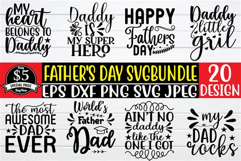 Fathers Day Svg Bundle Bundle · Creative Fabrica