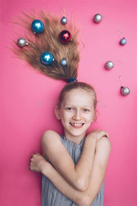 Crazy Happy And Bright New Years Holiday Stock Image Image Of Girl