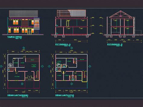 Modern Home DWG Block For AutoCAD Designs CAD