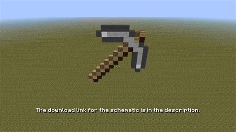 Minecraft Giant Pickaxe With Download Youtube