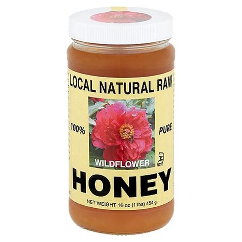 Local Natural Raw 100 Pure Wildflower Honey 16 Oz Shoprite
