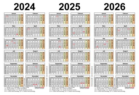 Zweijahreskalender 2024 Und 2025 Als Pdf Vorlagen Zum Ausdrucken