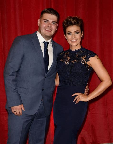 Stunning Kym Marsh Supported By Son David Cunliffe Jr As She Attends British Soap Awards In