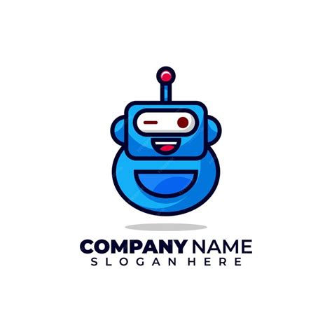 Premium Vector Robot Mascot Logo