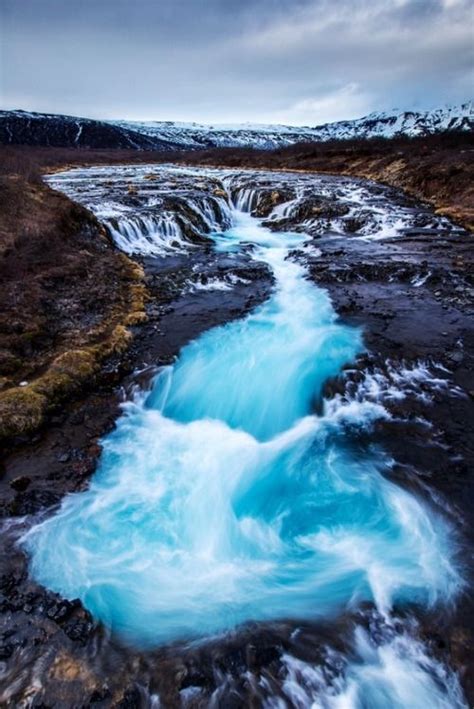 Bruarfoss Waterfall Iceland By Suppalak Klabdee Wonderful Places