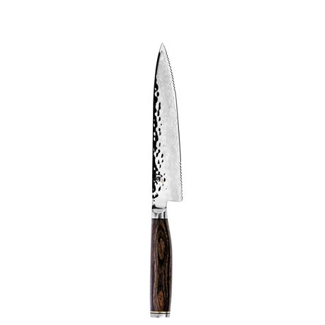 Shun Premier Serrated Utility Knife 65 Sur La Table