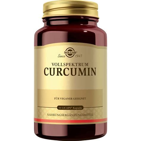 Full Spectrum Curcumin 90 Capsules Solgar Vitalabo Online Shop Europe